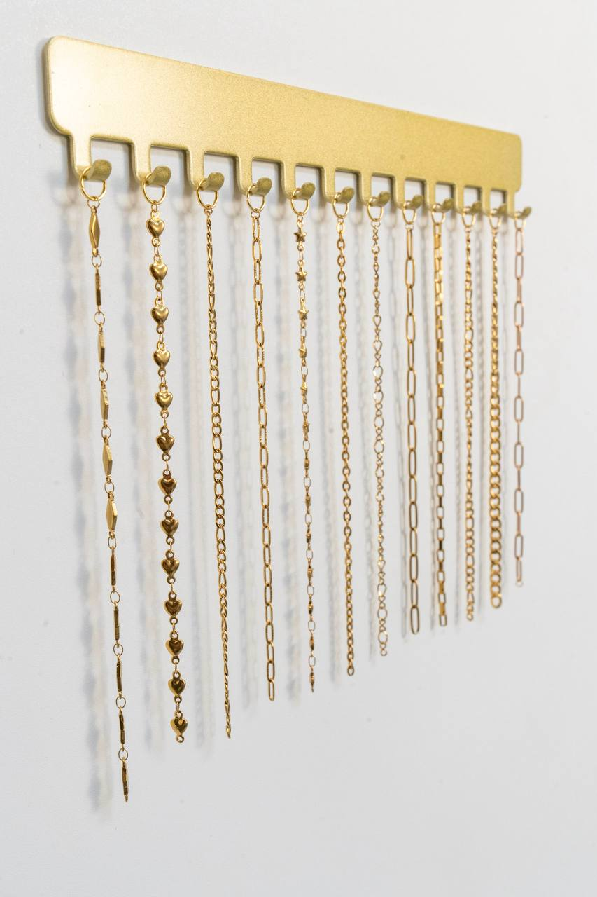 Gold Hoop Bracelet - Hoop Wire Gold Hoops Classic permanent jewelry by The Spark Collective